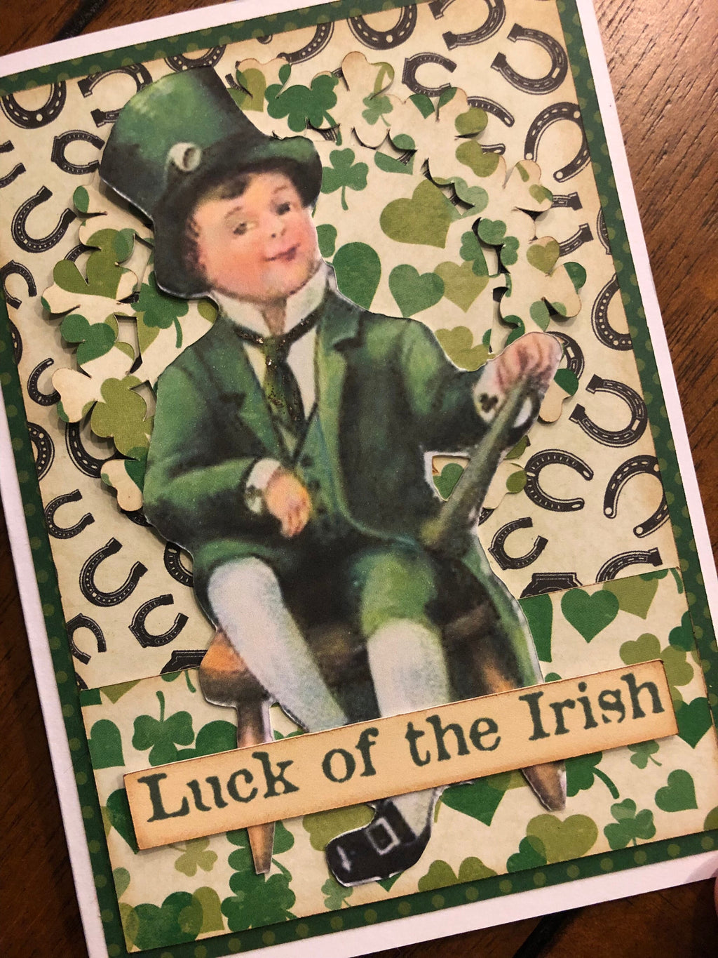 Luck Of The Irish St. Patrick's Day Card
