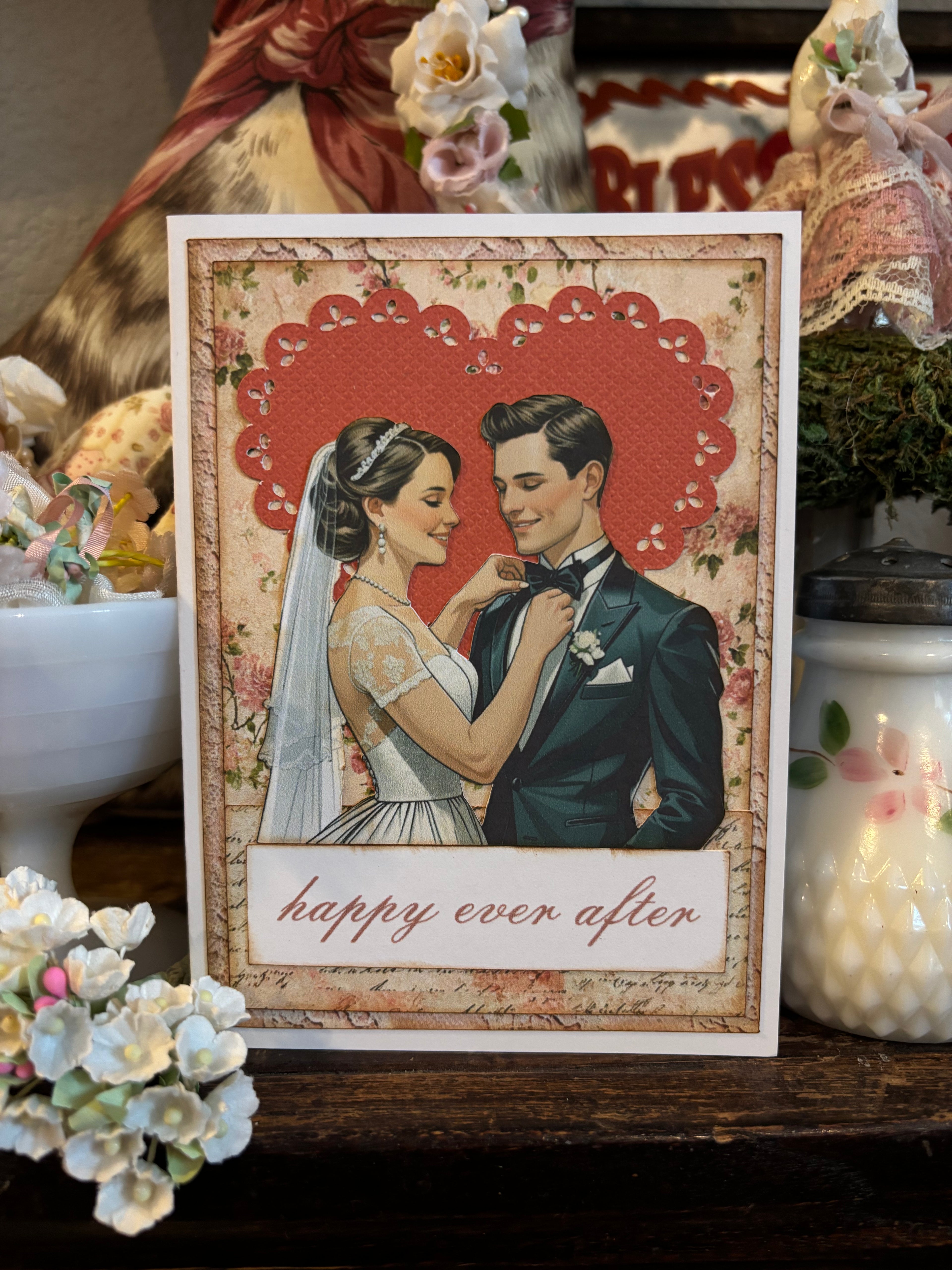 Happily Ever After Wedding Card