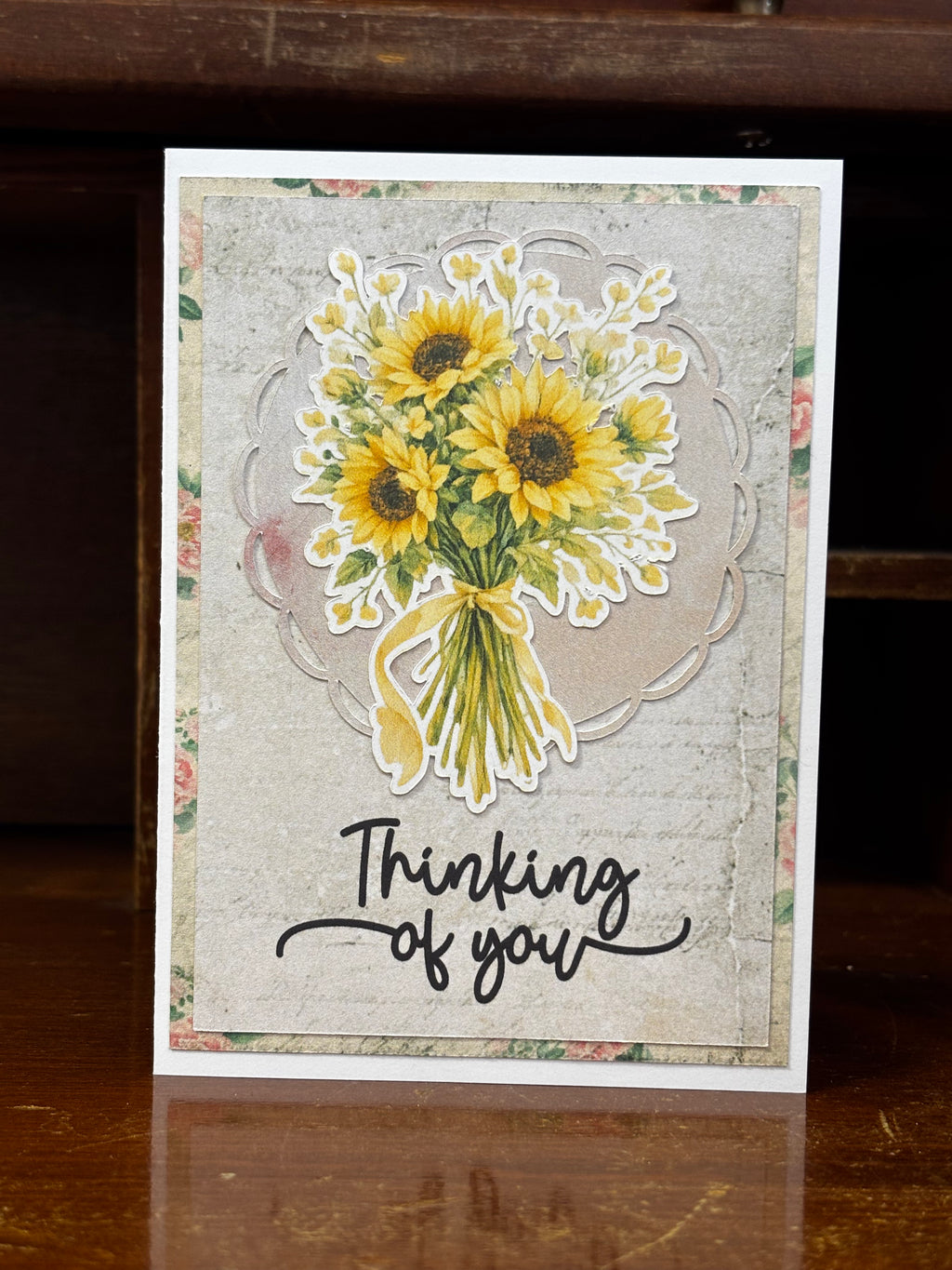 Thinking Of You Sunflowers Card
