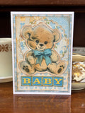 Baby Boy Bear Card