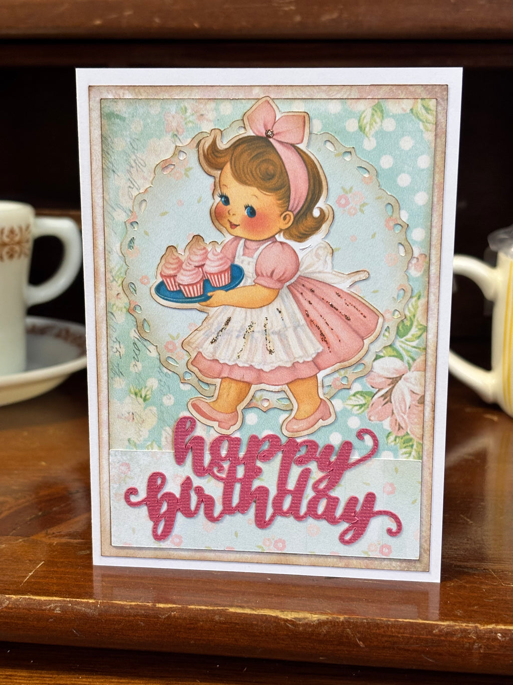 Happy Birthday Cupcake Card