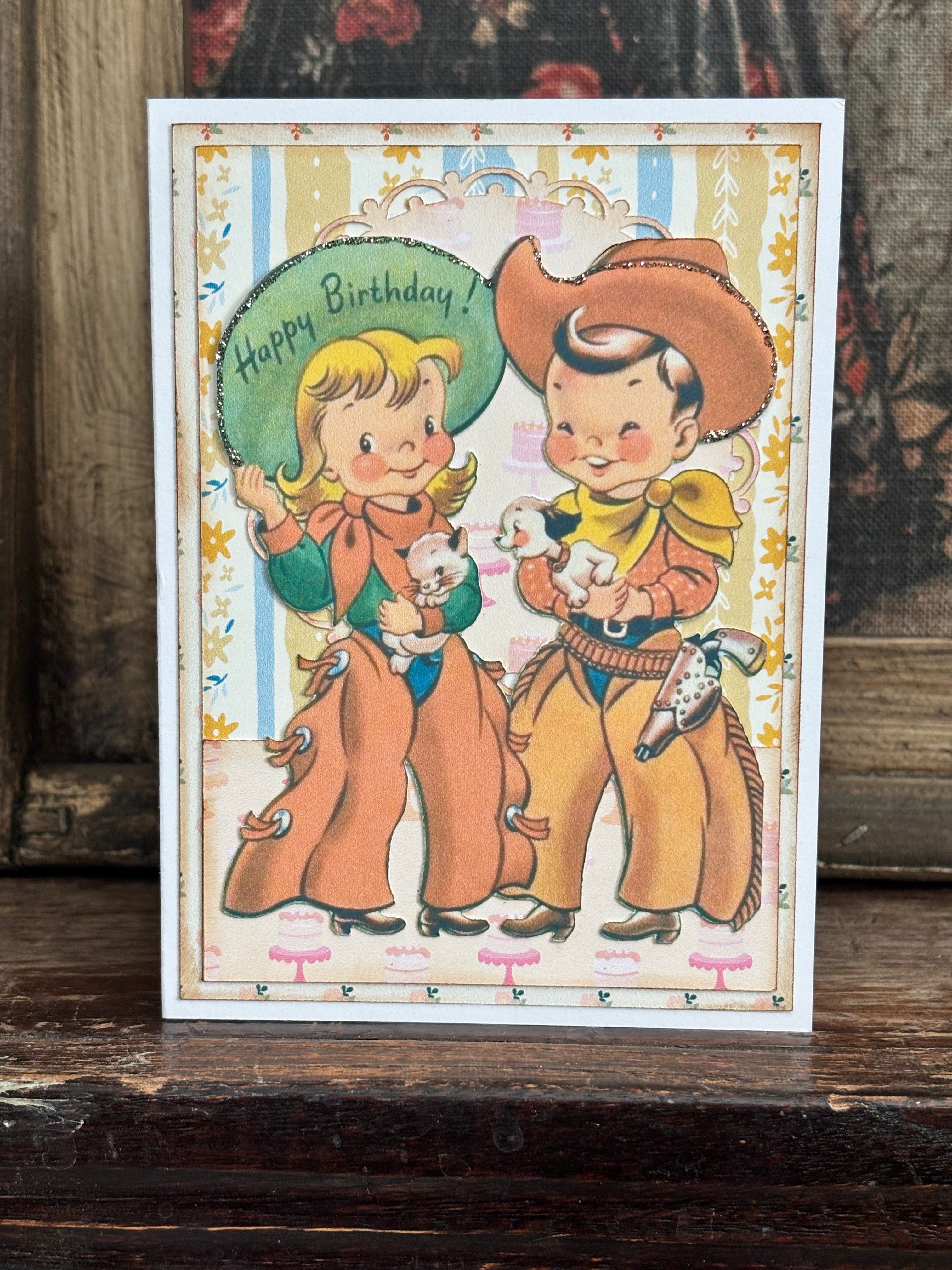 Happy Birthday Western Card