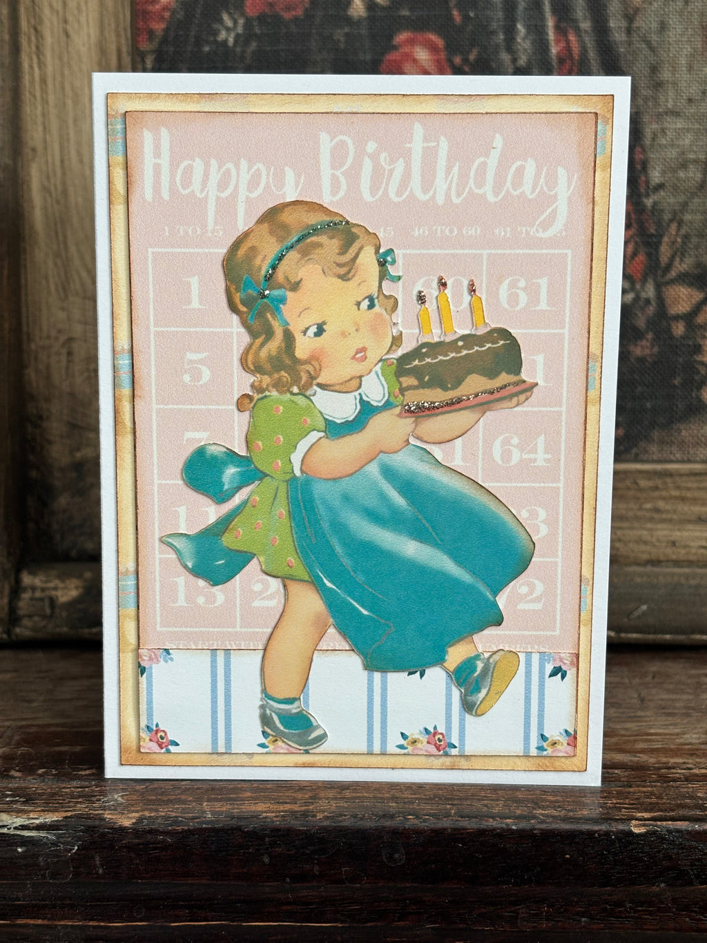 Happy Birthday Cake Card