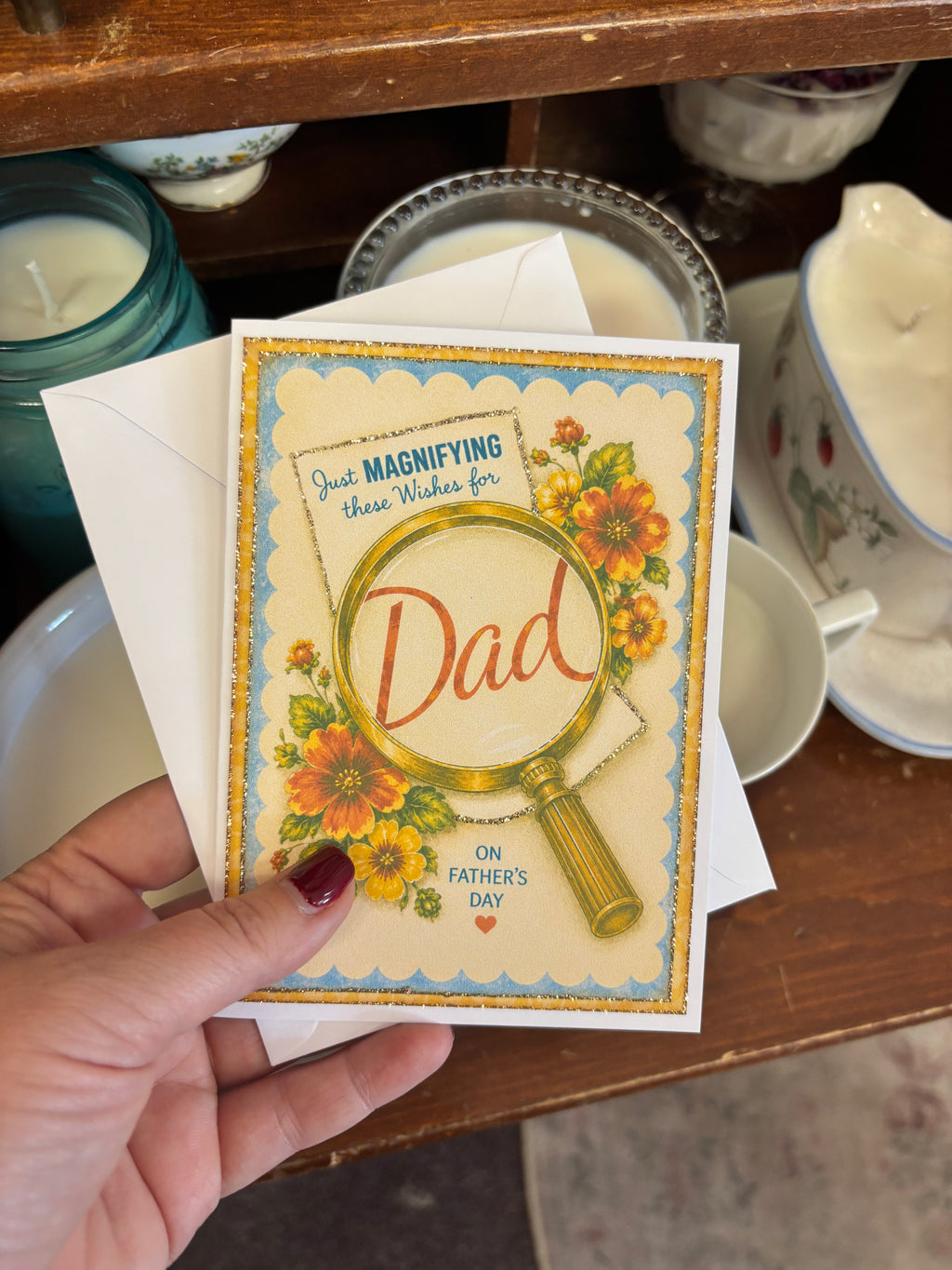 Magnifying Glass Father's Day Card