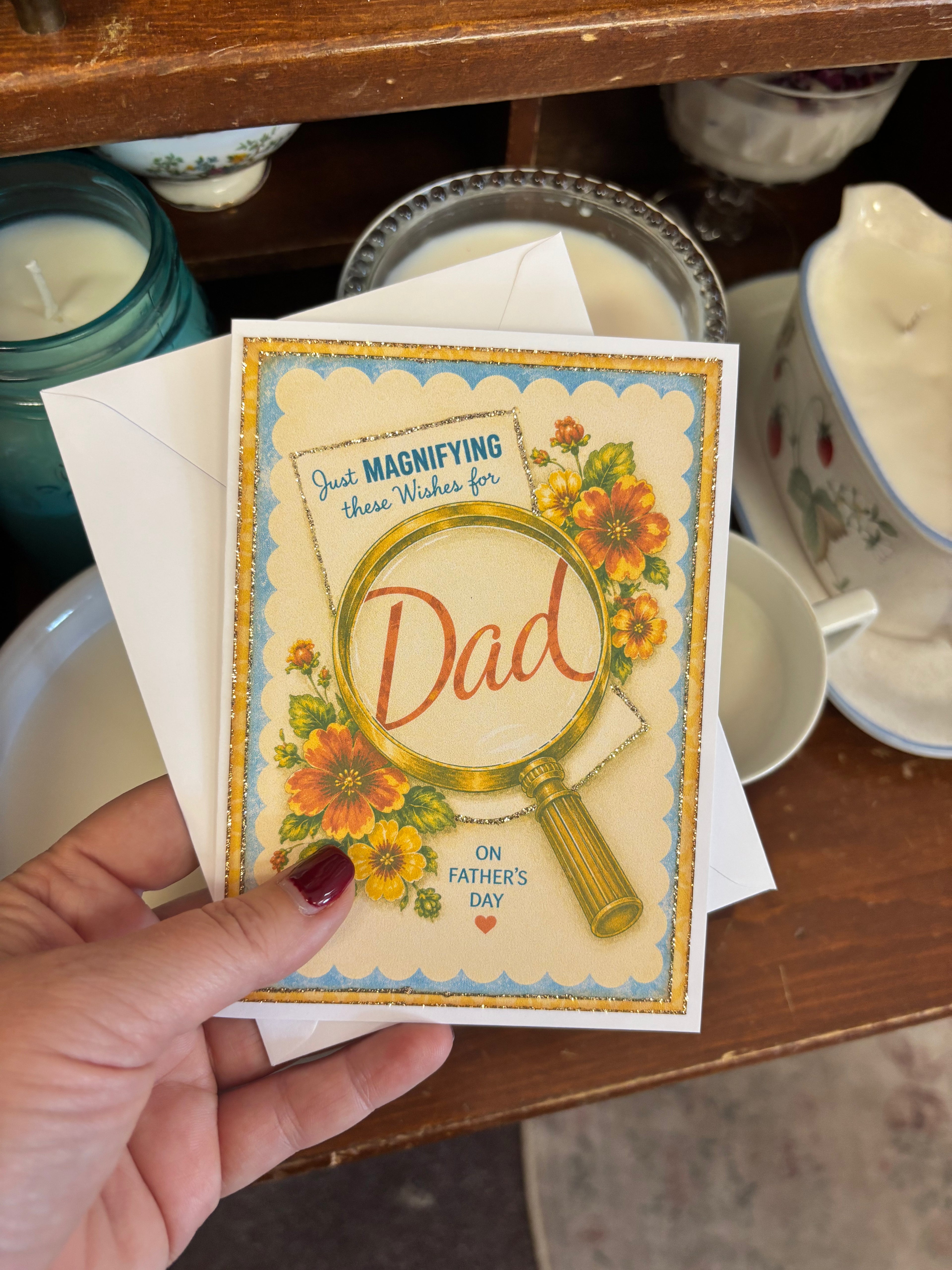 Magnifying Glass Father's Day Card