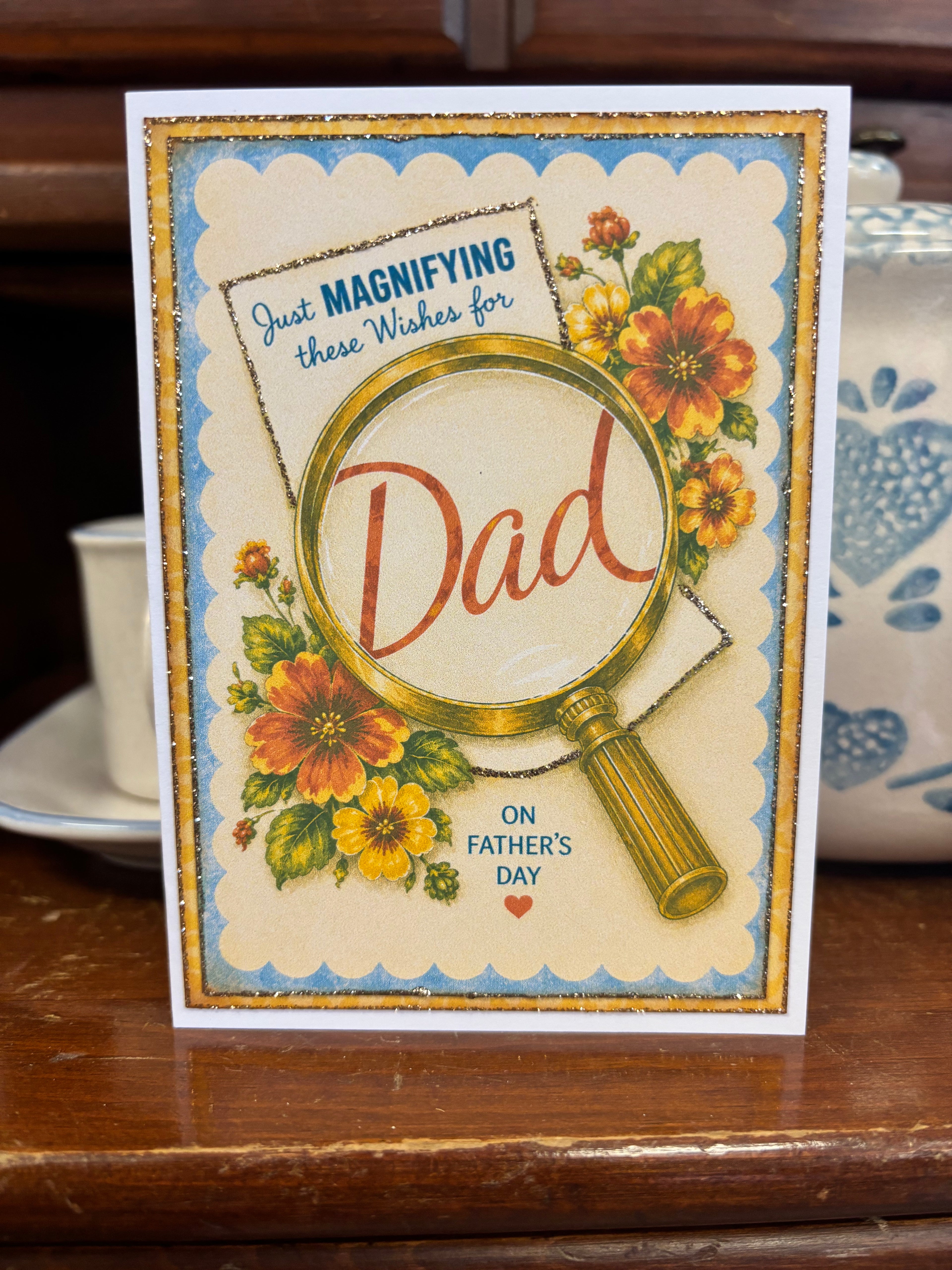 Magnifying Glass Father's Day Card