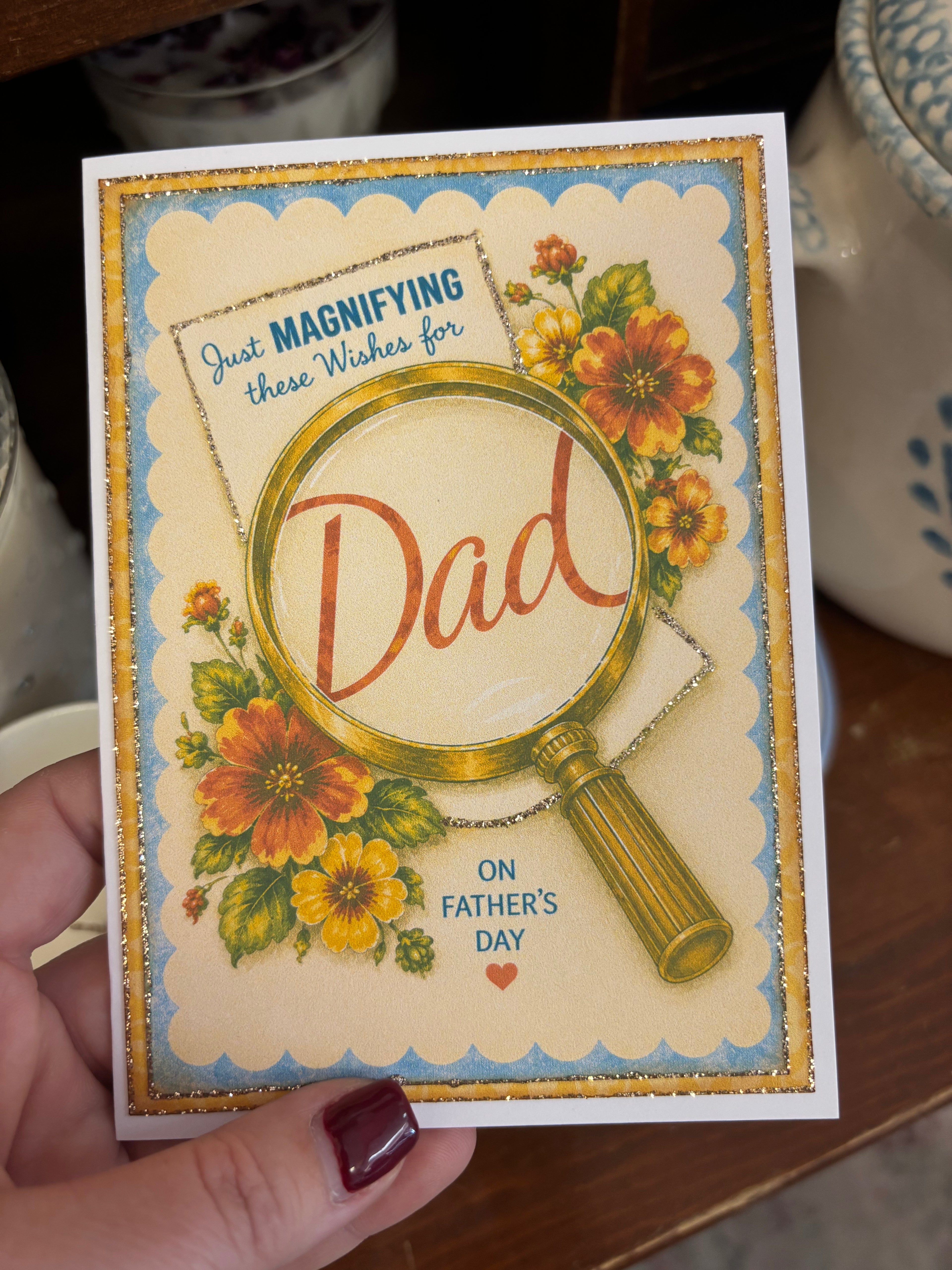 Magnifying Glass Father's Day Card